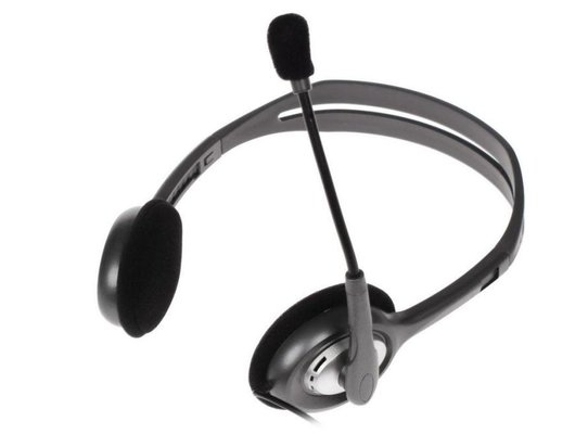 Наушники с микрофоном проводные Logitech Stereo Headset H111 Grey